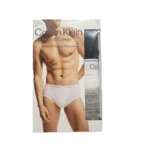 Calvin Klein Men's Brief Classic Fit Cotton 3-Pack Size XXL